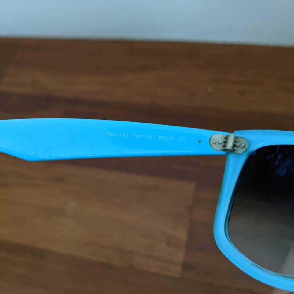 Ray Bans RB2140 Wayfarer 1001/3f - Picture 4 of 10